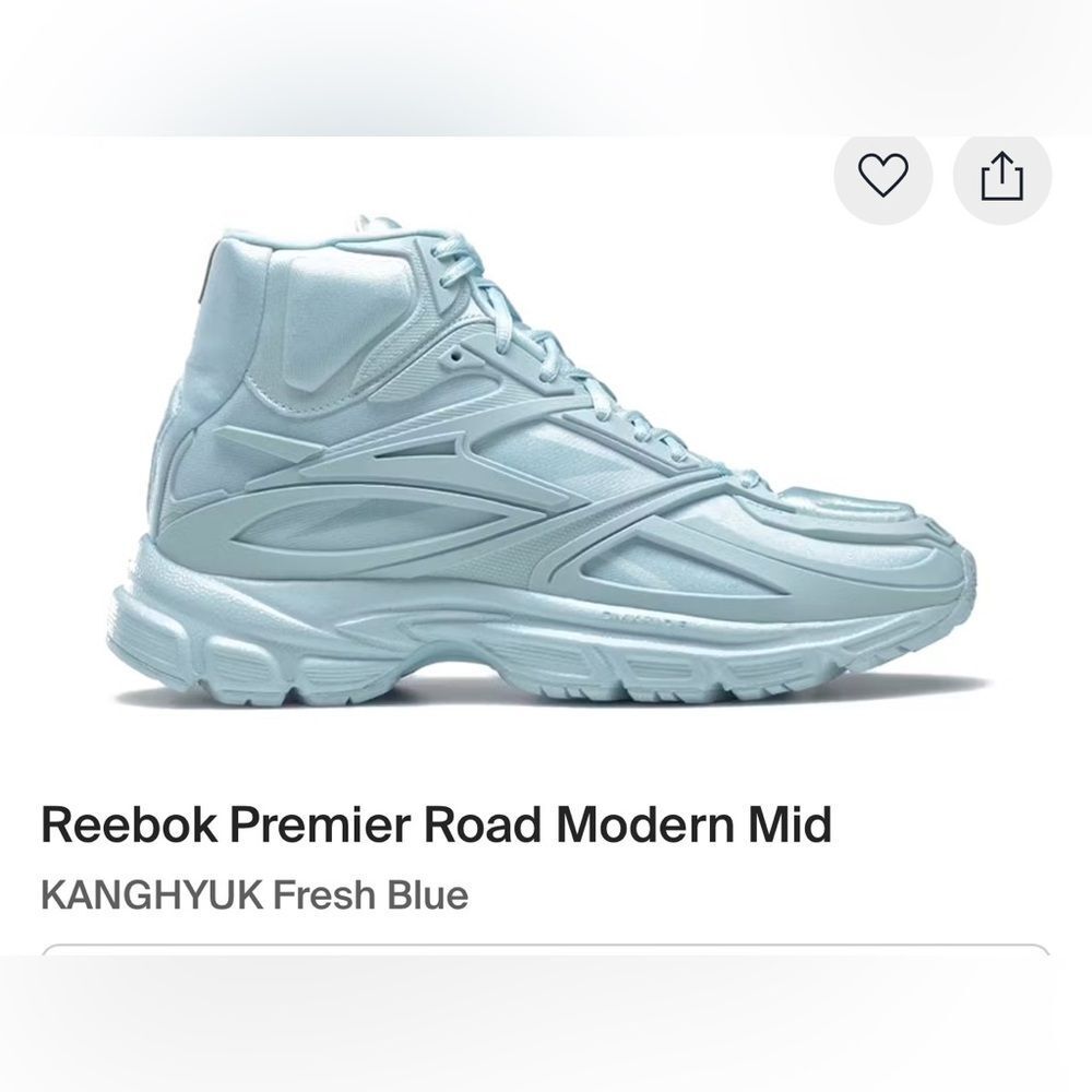 Reebok Premier Road Modern Mid in Light Blue Women 6 , Men 4